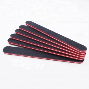 Japan straight Small MOQ 100/100 nail file black